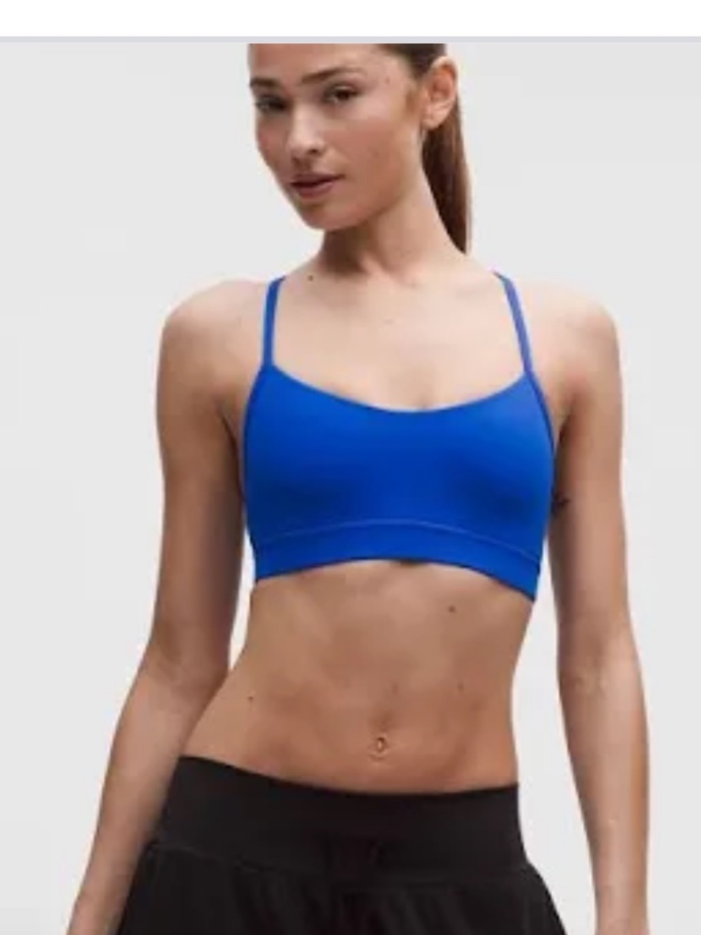 lululemon athletica Flow Y Bra - Royal Blue